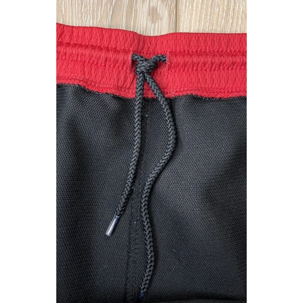 Air Jordan Black/Red Vintage Retro Basketball Shorts Men's Size XL Pockets